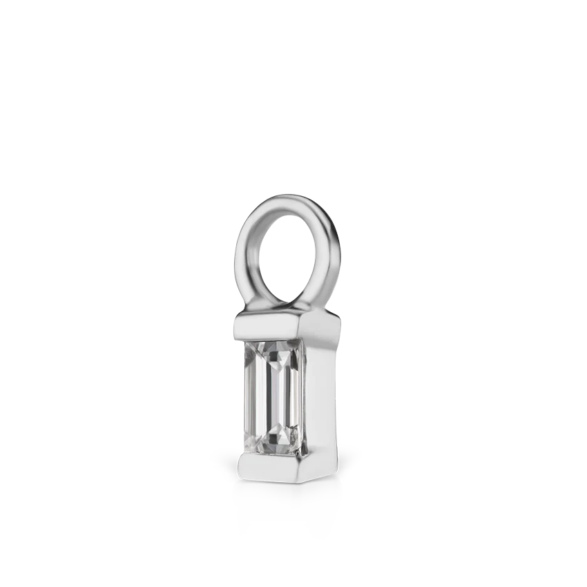 Diamond Baguette Charm - Image 4