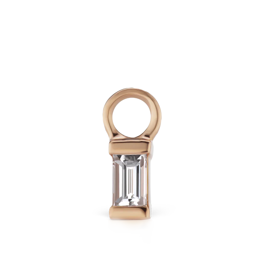 Diamond Baguette Charm - Image 8