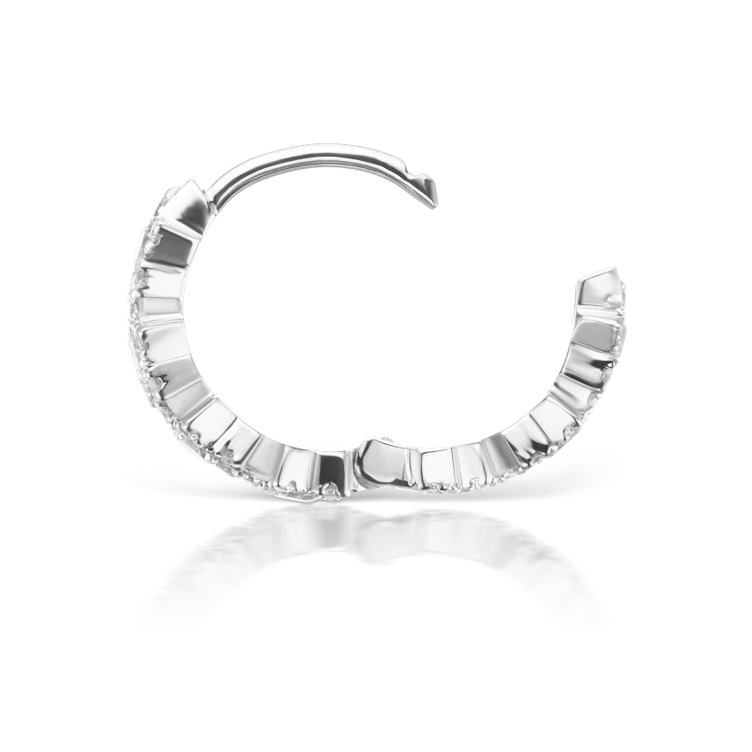 Diamond Constellation Eternity Hoop Earring - Image 4
