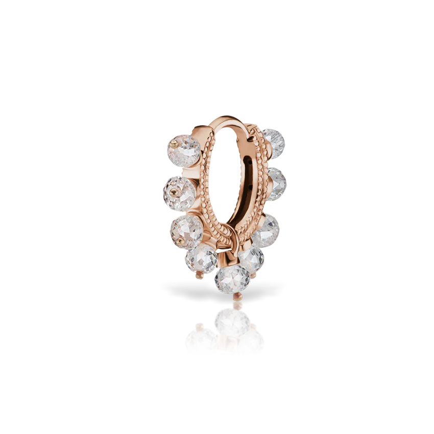 Diamond Coronet Hoop Earring - Image 22
