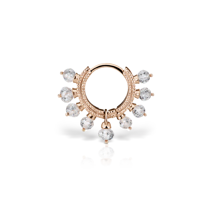Diamond Coronet Hoop Earring - Image 23