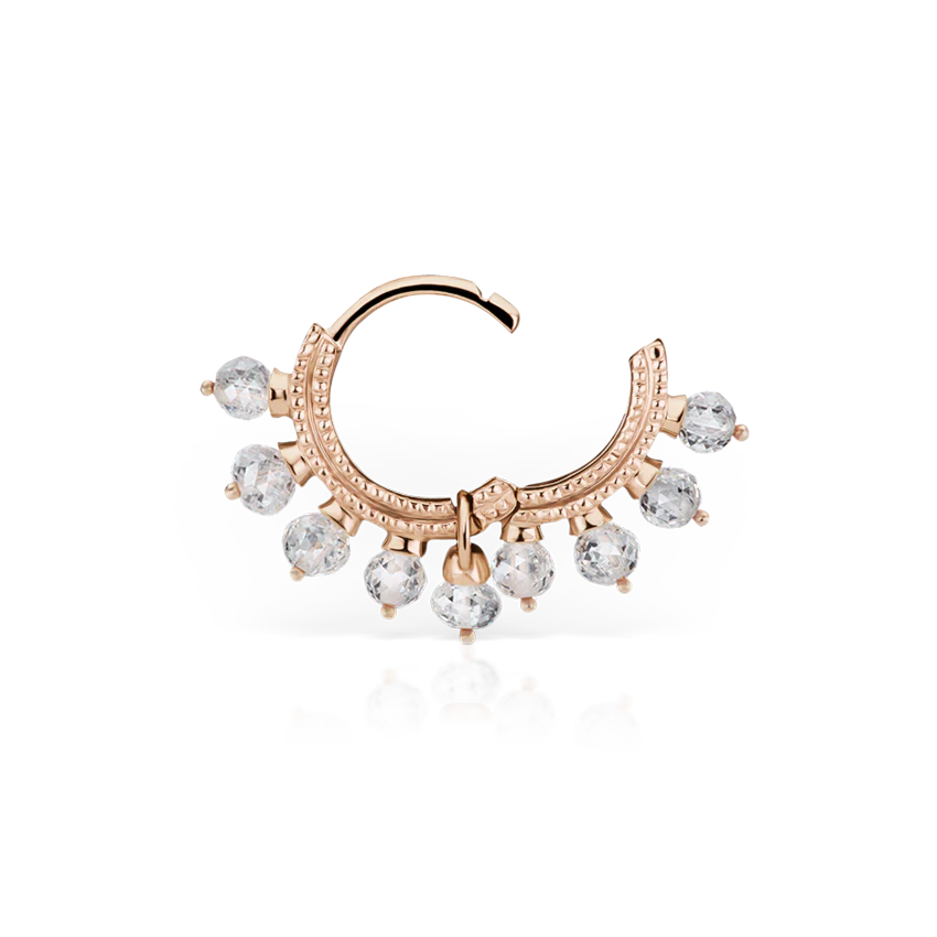 Diamond Coronet Hoop Earring - Image 24