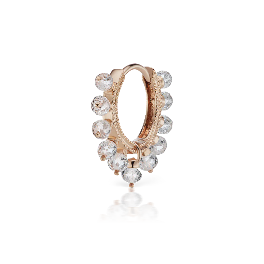 Diamond Coronet Hoop Earring - Image 26