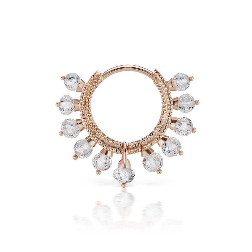 Diamond Coronet Hoop Earring - Image 27