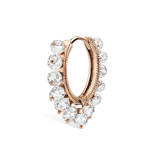 Diamond Coronet Hoop Earring - Image 30