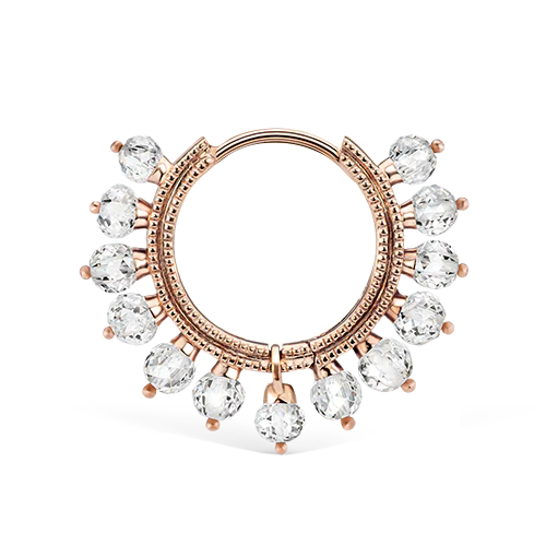 Diamond Coronet Hoop Earring - Image 31