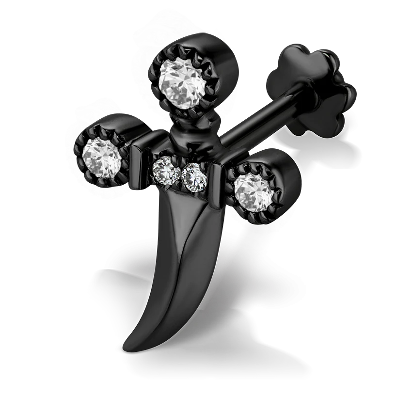 Diamond Dagger Threaded Stud With Titanium Backing - Image 16