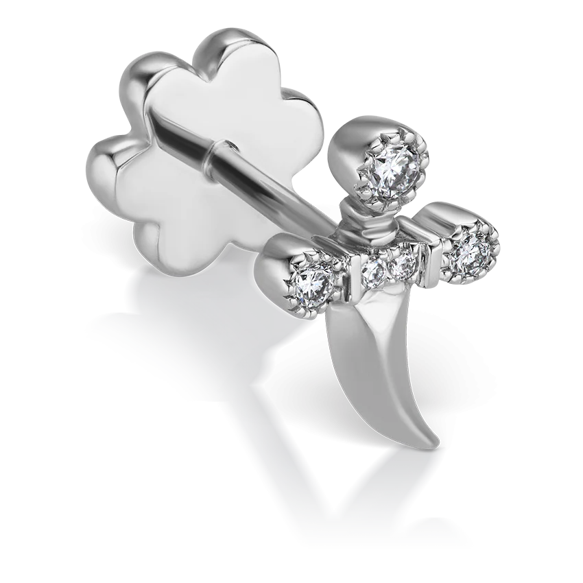 Diamond Dagger Threaded Stud With Titanium Backing - Image 3