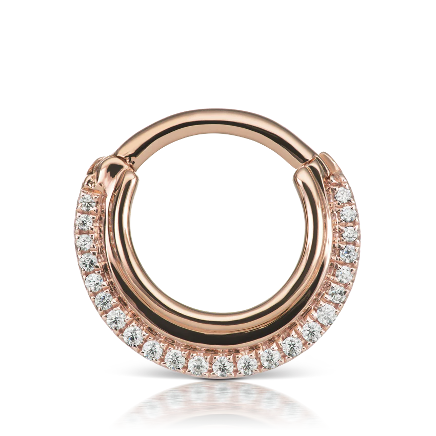 Diamond Dhara Hoop Earring - Image 6