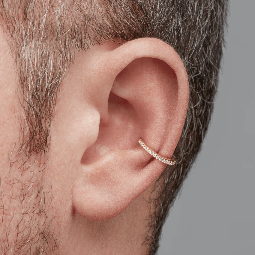 Diamond Eternity Hoop Earring - Image 101