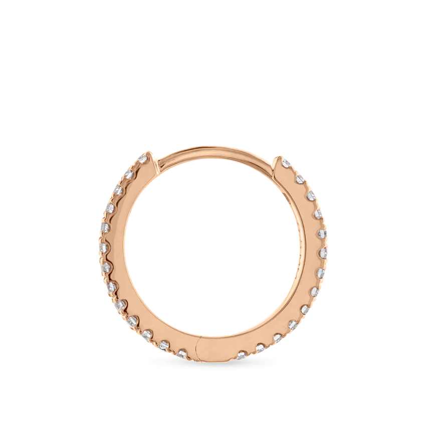 Diamond Eternity Hoop Earring - Image 106