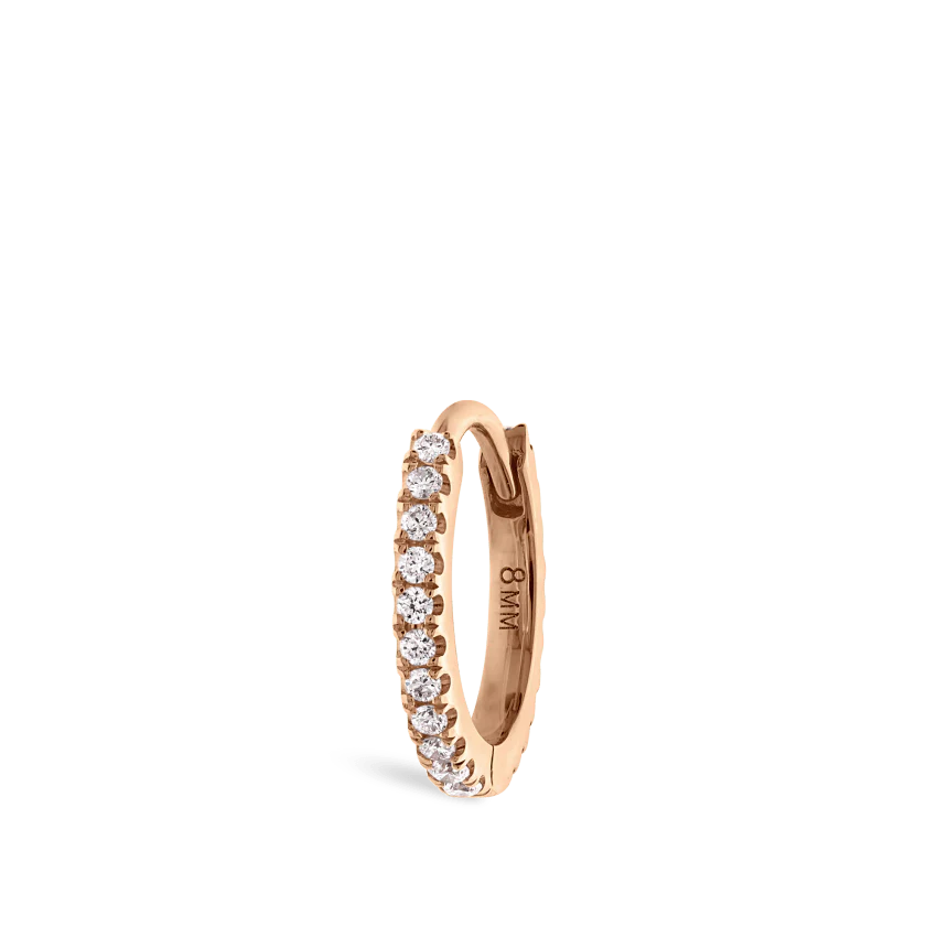 Diamond Eternity Hoop Earring - Image 110
