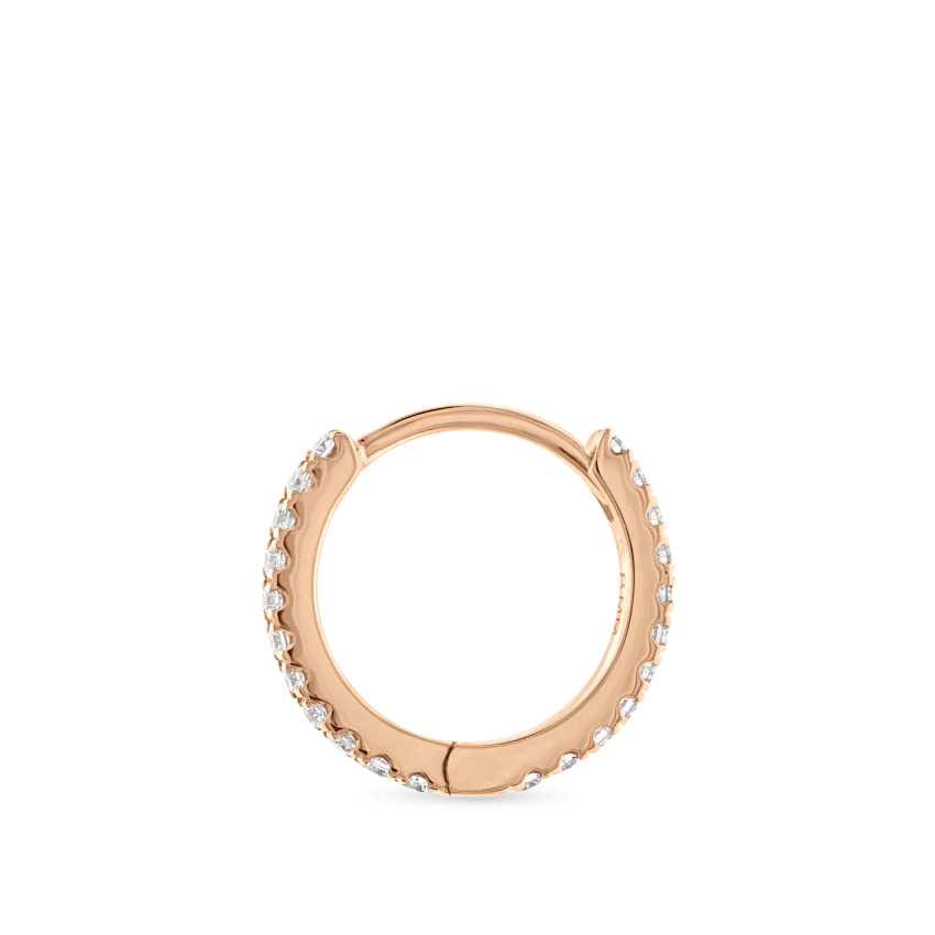 Diamond Eternity Hoop Earring - Image 113