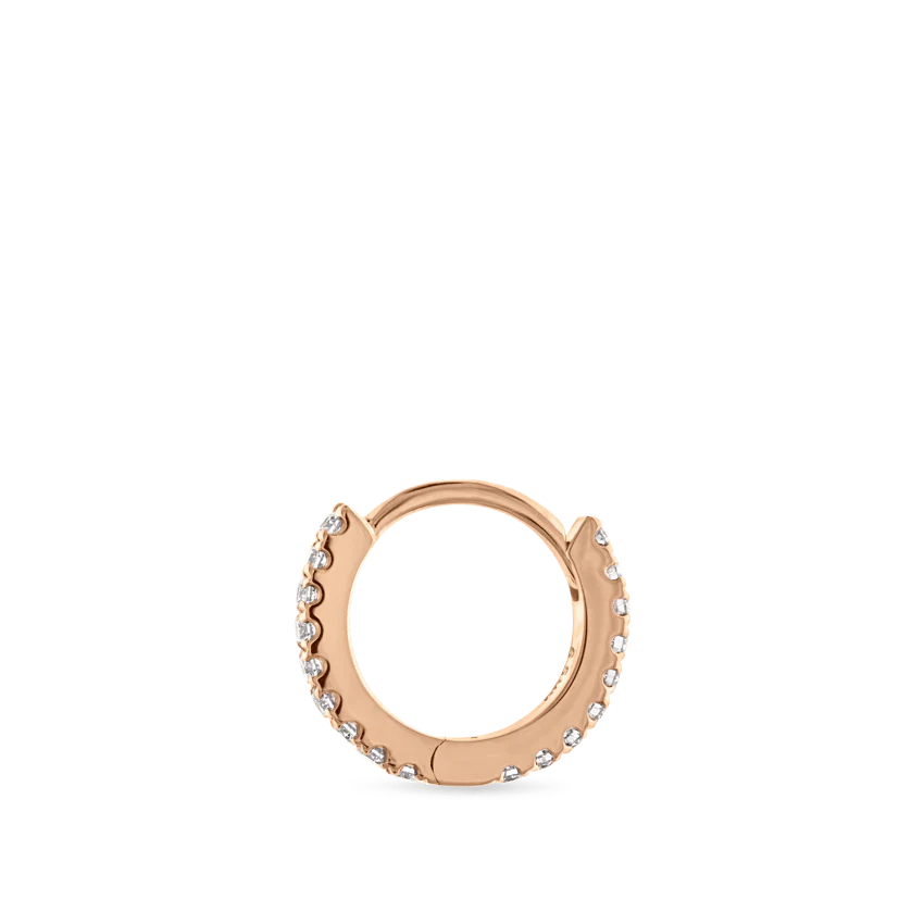 Diamond Eternity Hoop Earring - Image 121
