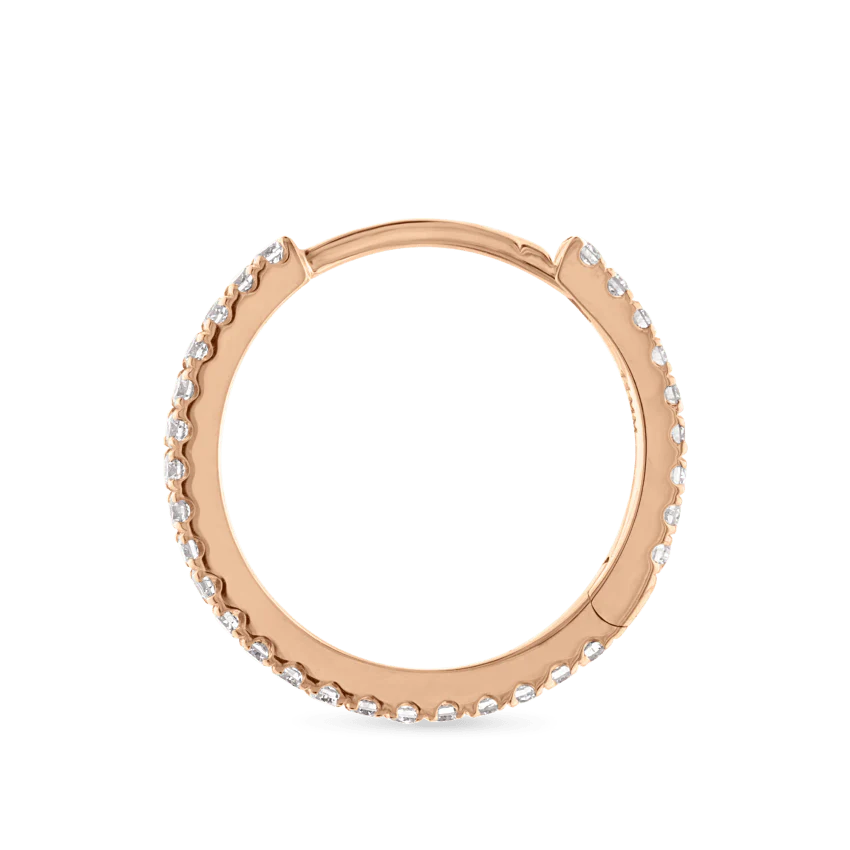 Diamond Eternity Hoop Earring - Image 145