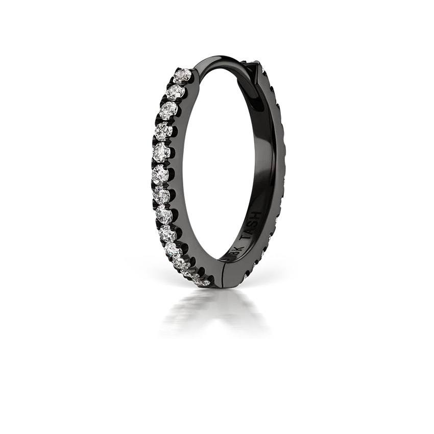 Diamond Eternity Hoop Earring - Image 151