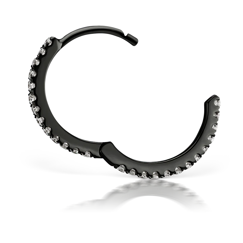 Diamond Eternity Hoop Earring - Image 153