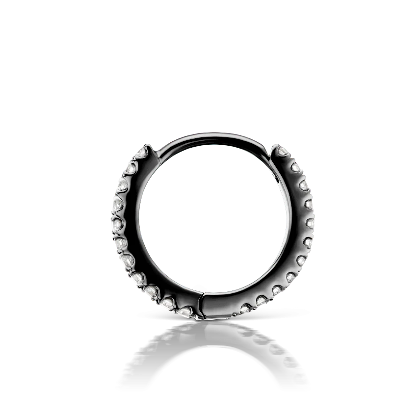 Diamond Eternity Hoop Earring - Image 157