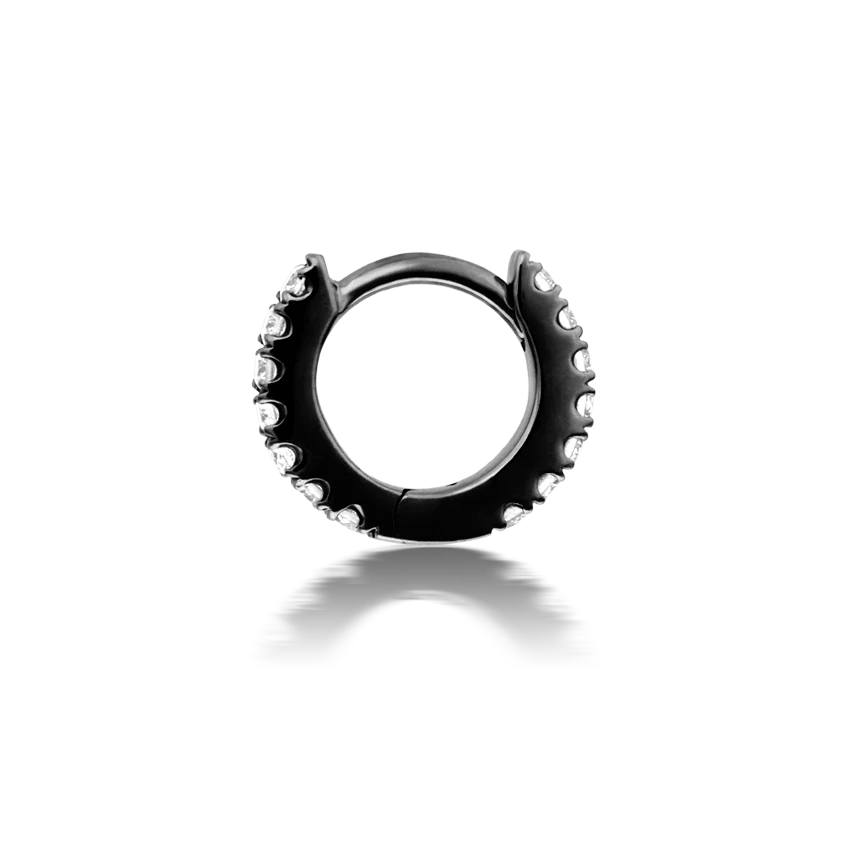 Diamond Eternity Hoop Earring - Image 164