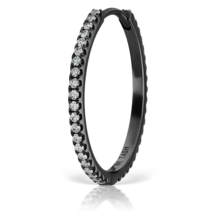 Diamond Eternity Hoop Earring - Image 169