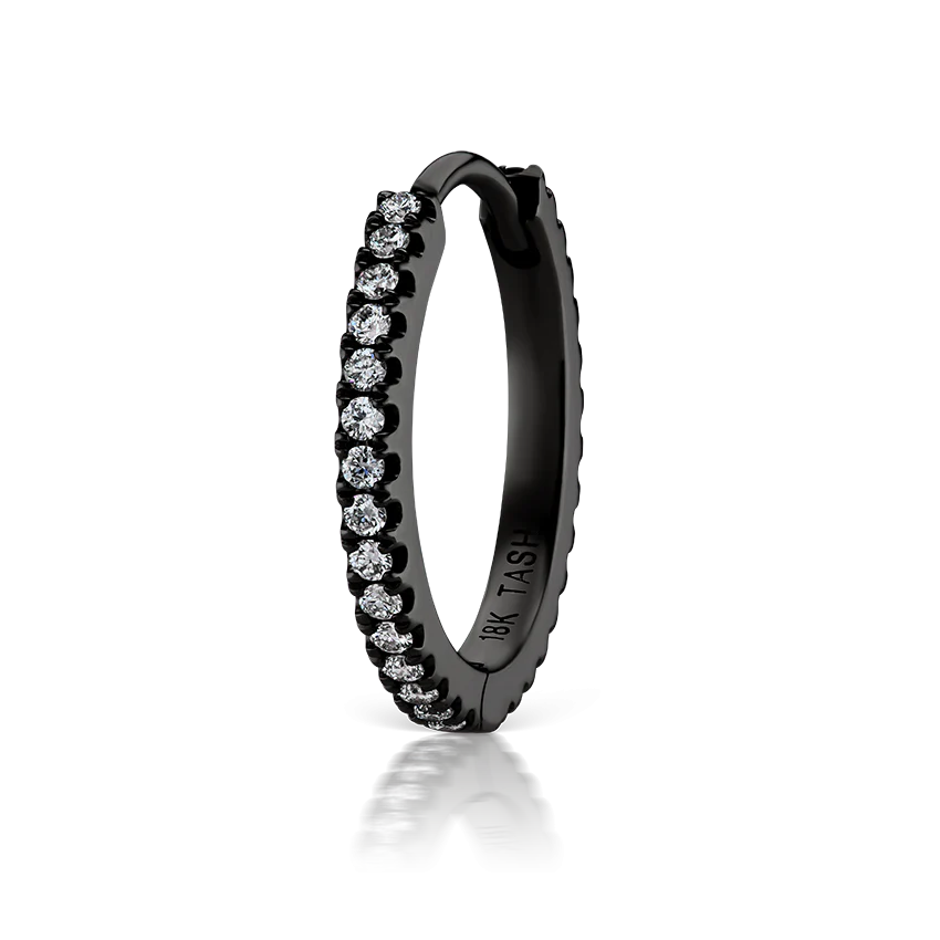 Diamond Eternity Hoop Earring - Image 176