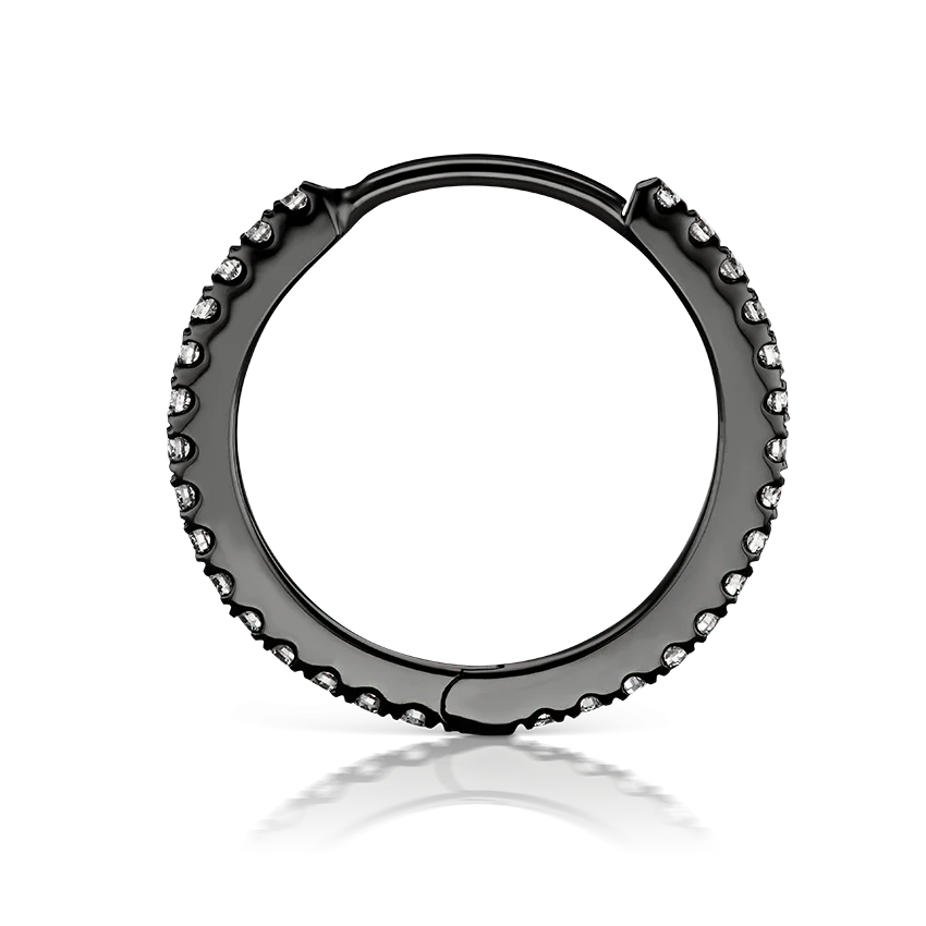 Diamond Eternity Hoop Earring - Image 177