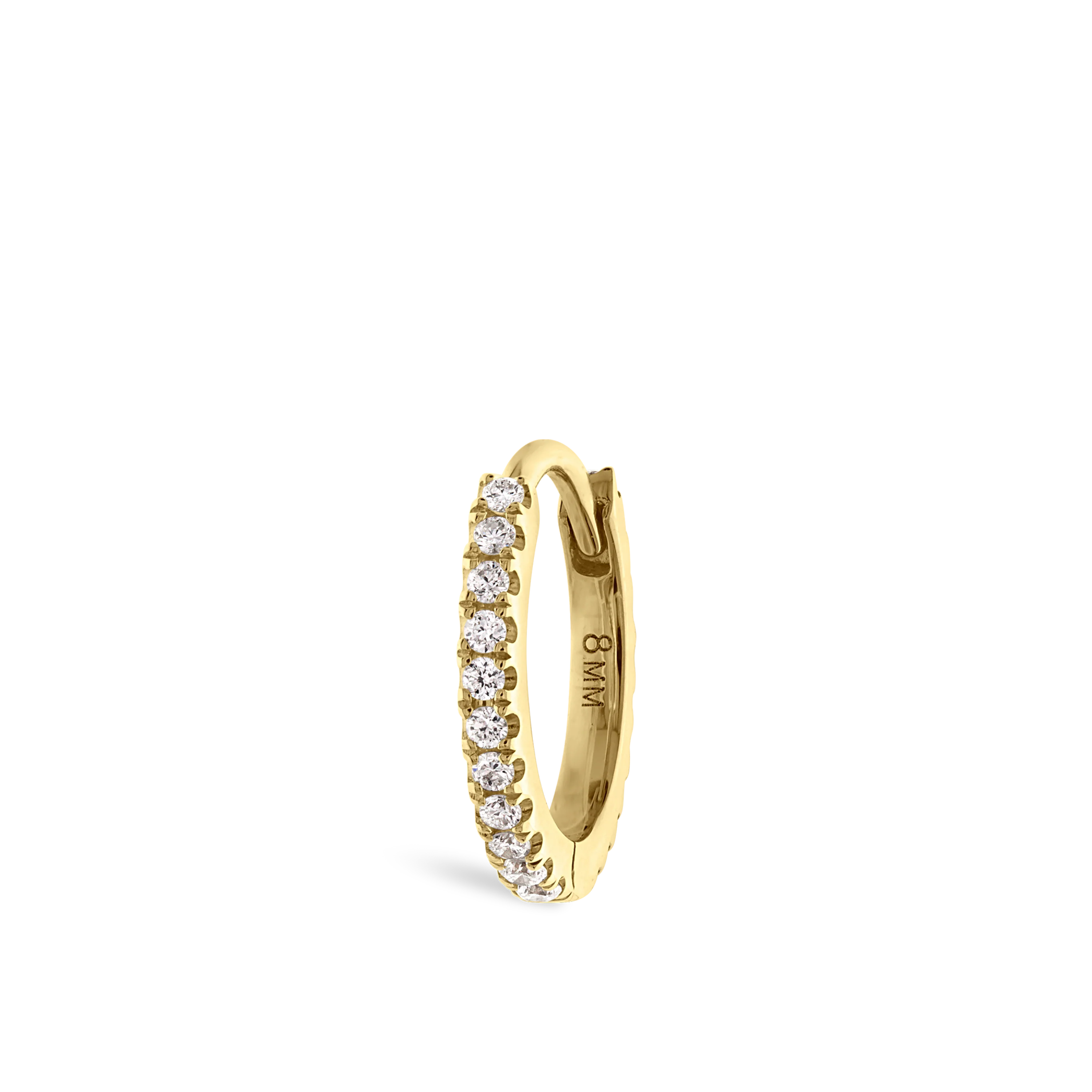 Diamond Eternity Hoop Earring - Image 180