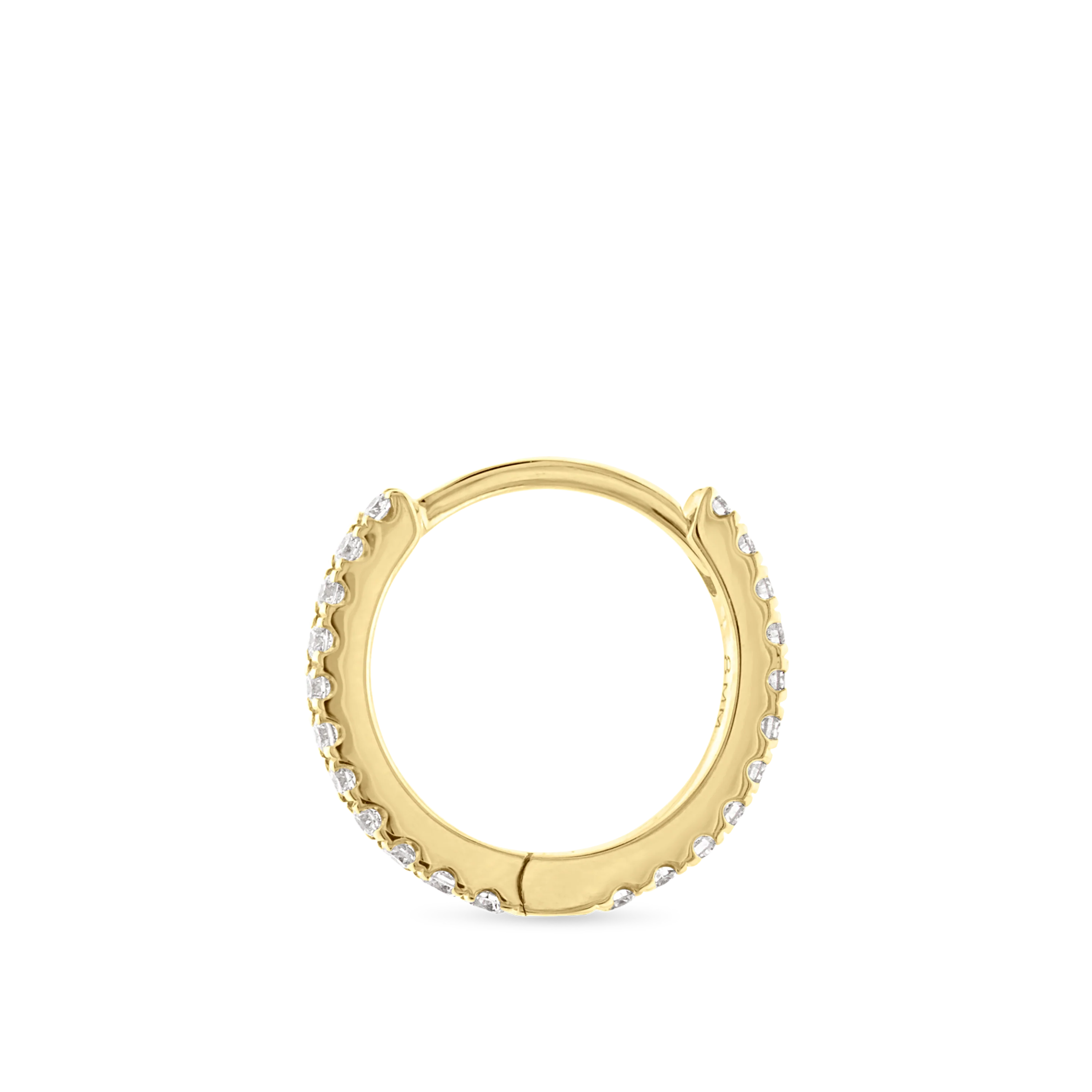 Diamond Eternity Hoop Earring - Image 181