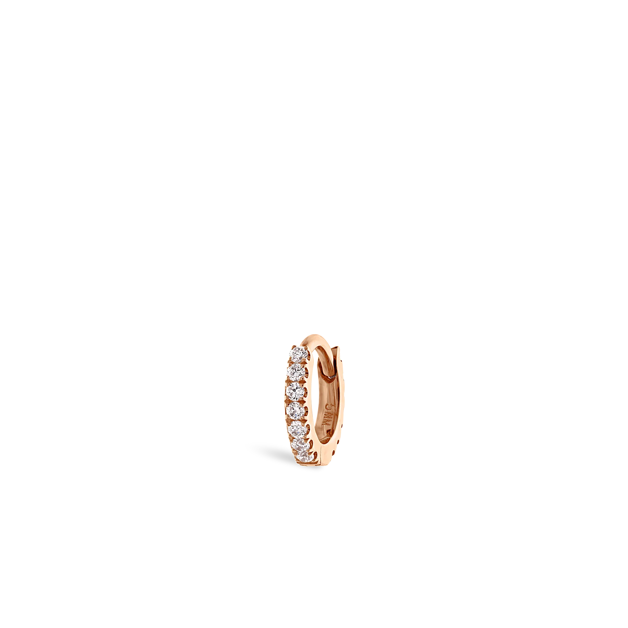 Diamond Eternity Hoop Earring - Image 183
