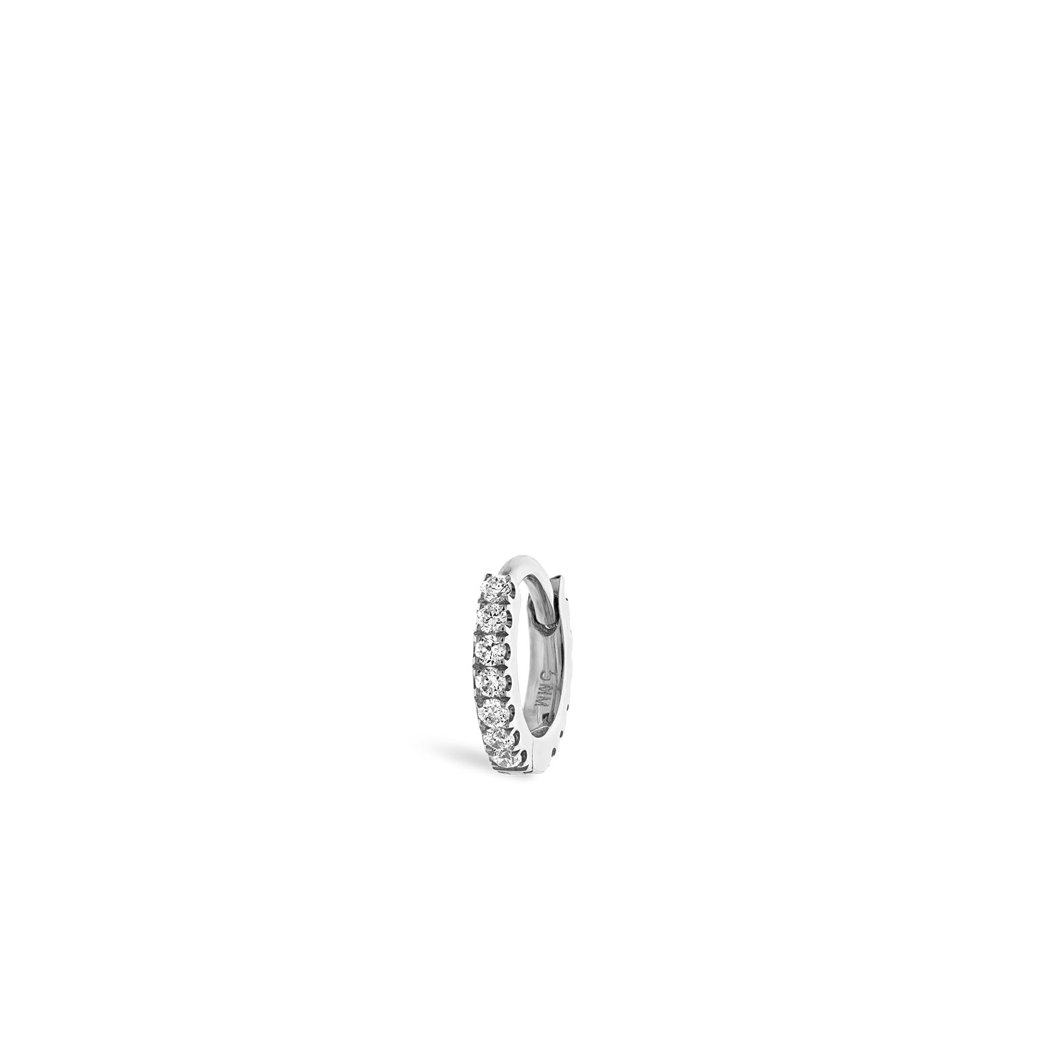 Diamond Eternity Hoop Earring - Image 184