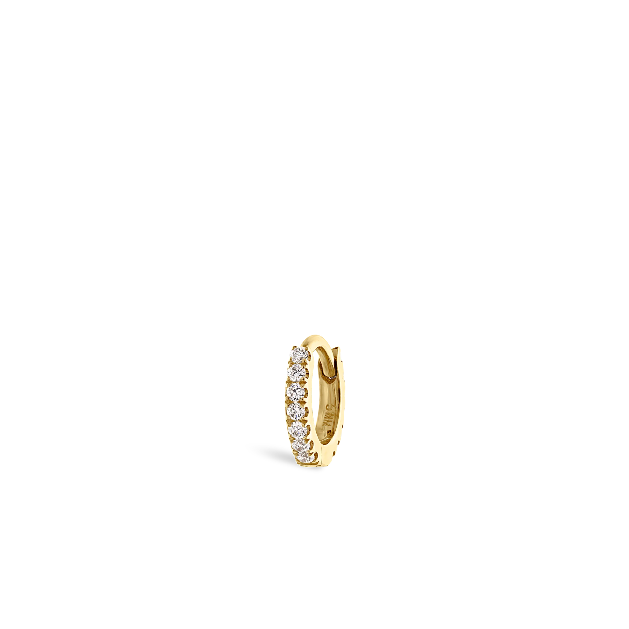 Diamond Eternity Hoop Earring - Image 185
