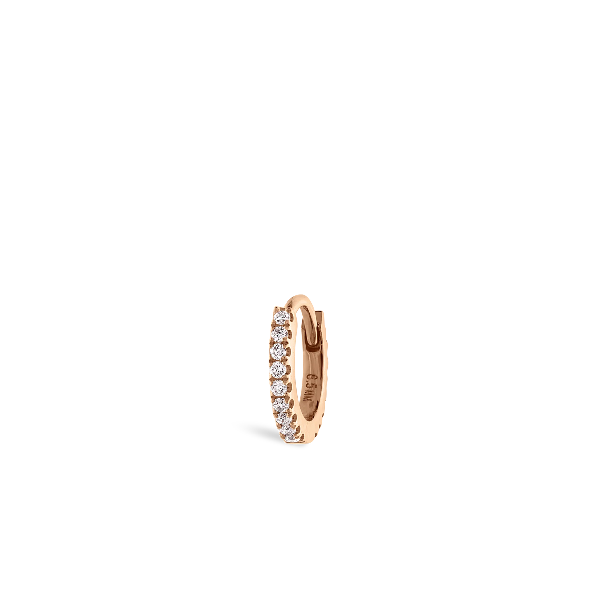 Diamond Eternity Hoop Earring - Image 186