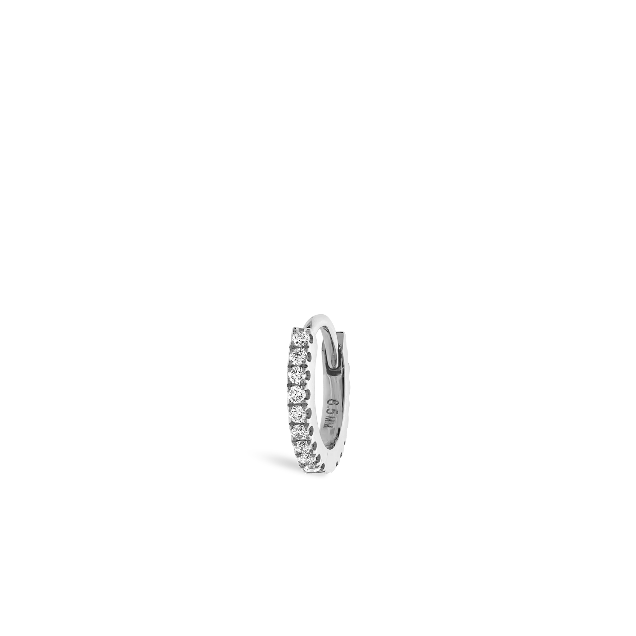 Diamond Eternity Hoop Earring - Image 187
