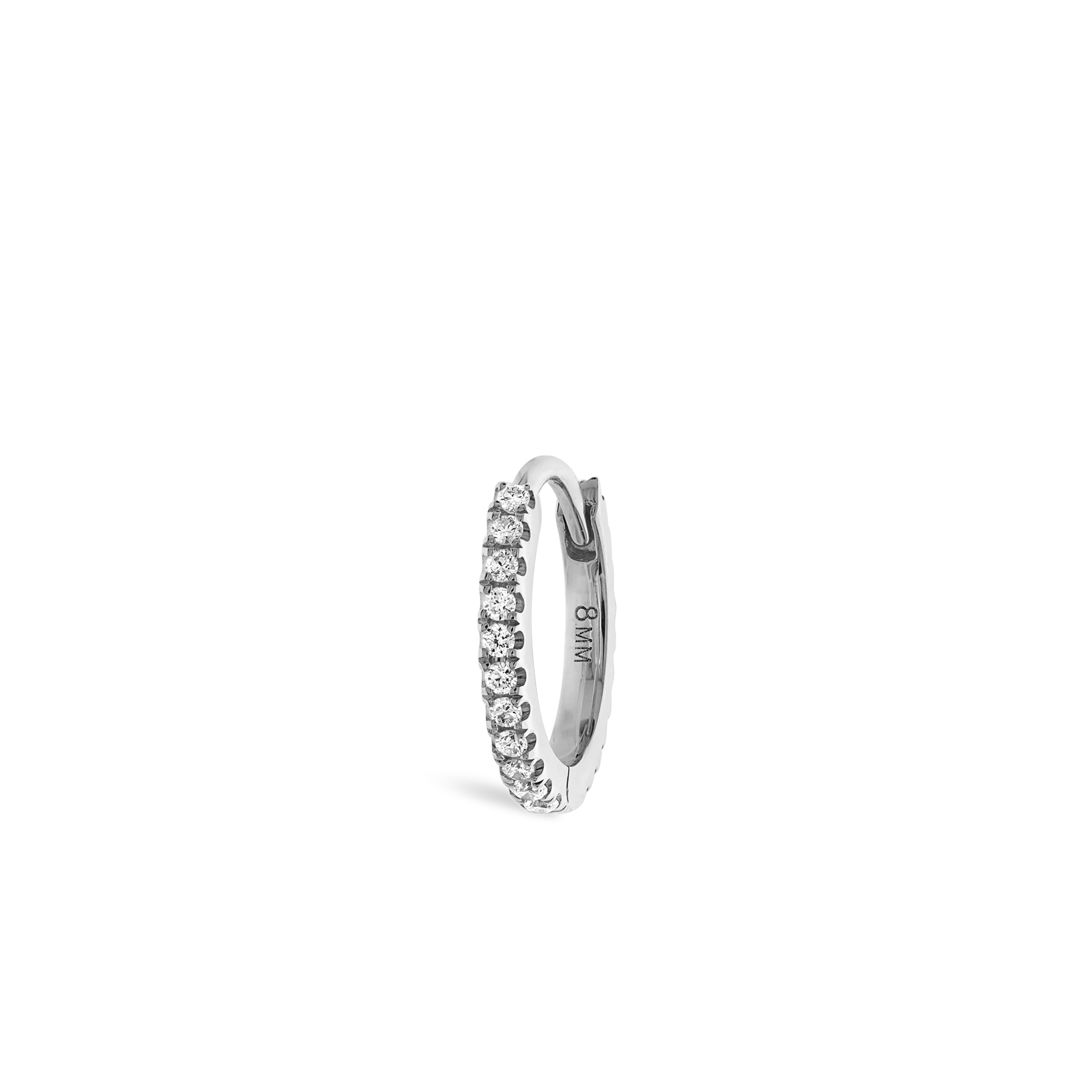 Diamond Eternity Hoop Earring - Image 190