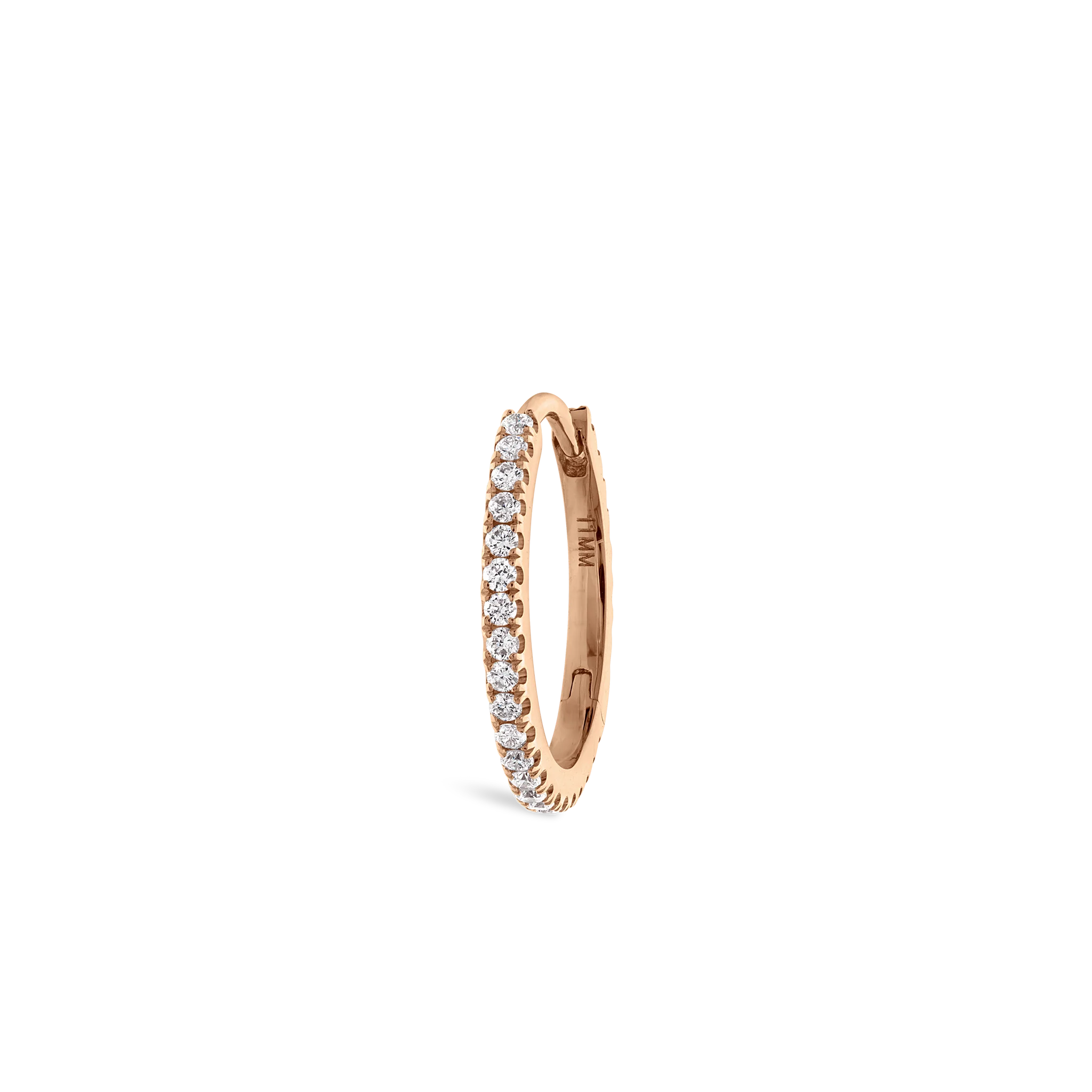 Diamond Eternity Hoop Earring - Image 192