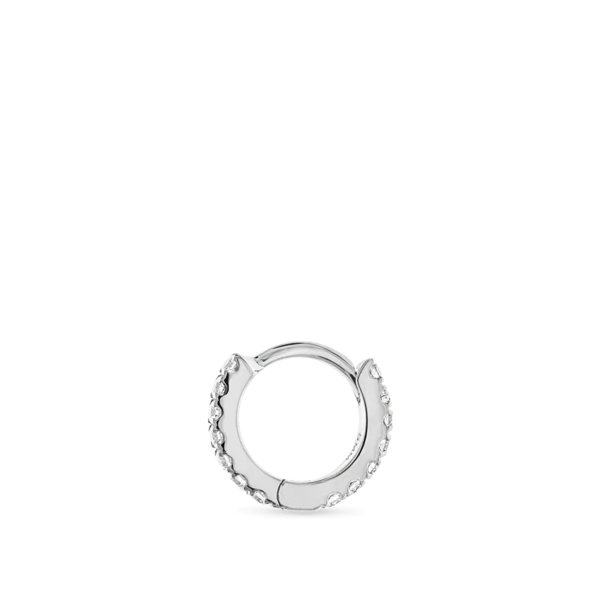 Diamond Eternity Hoop Earring - Image 33