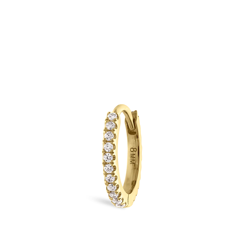 Diamond Eternity Hoop Earring - Image 63