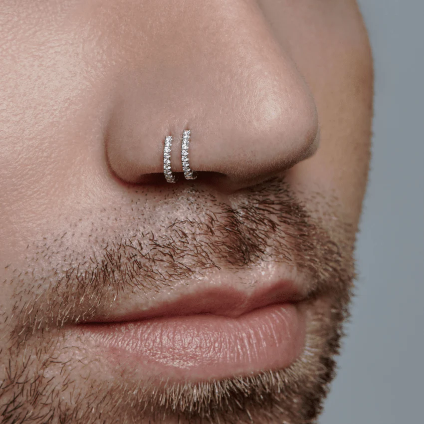 Diamond Eternity Hoop Earring - Image 73