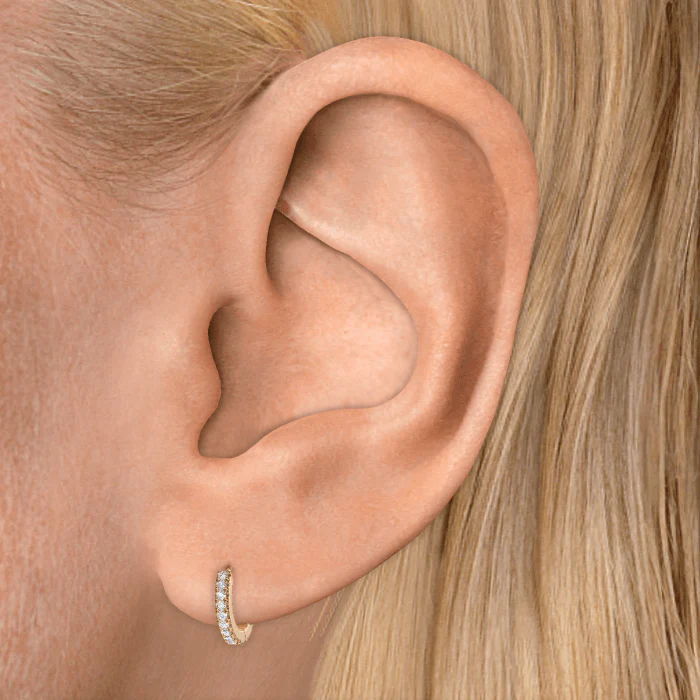 Diamond Eternity Hoop Earring - Image 76