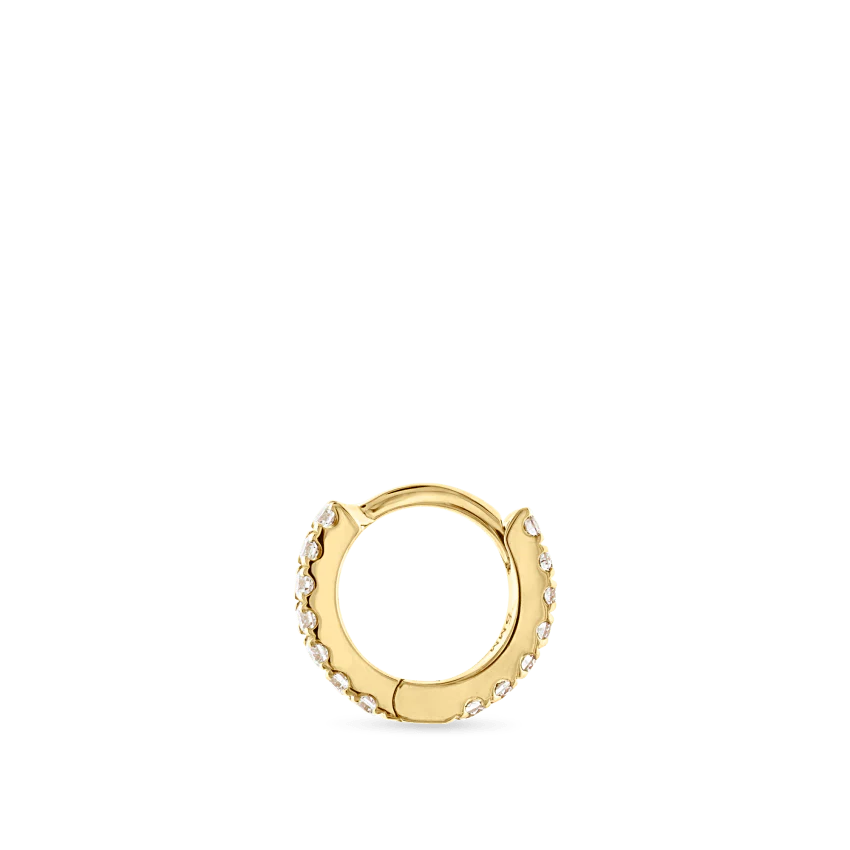 Diamond Eternity Hoop Earring - Image 80
