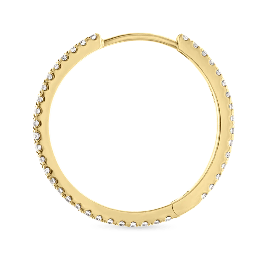 Diamond Eternity Hoop Earring - Image 85