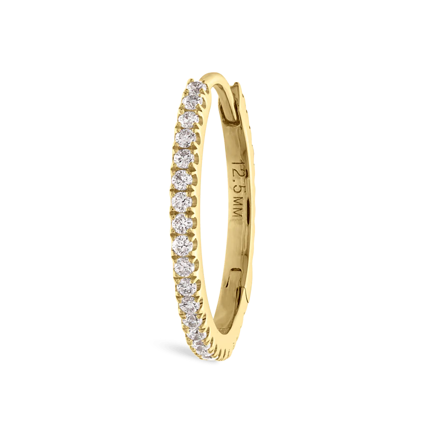 Diamond Eternity Hoop Earring - Image 90