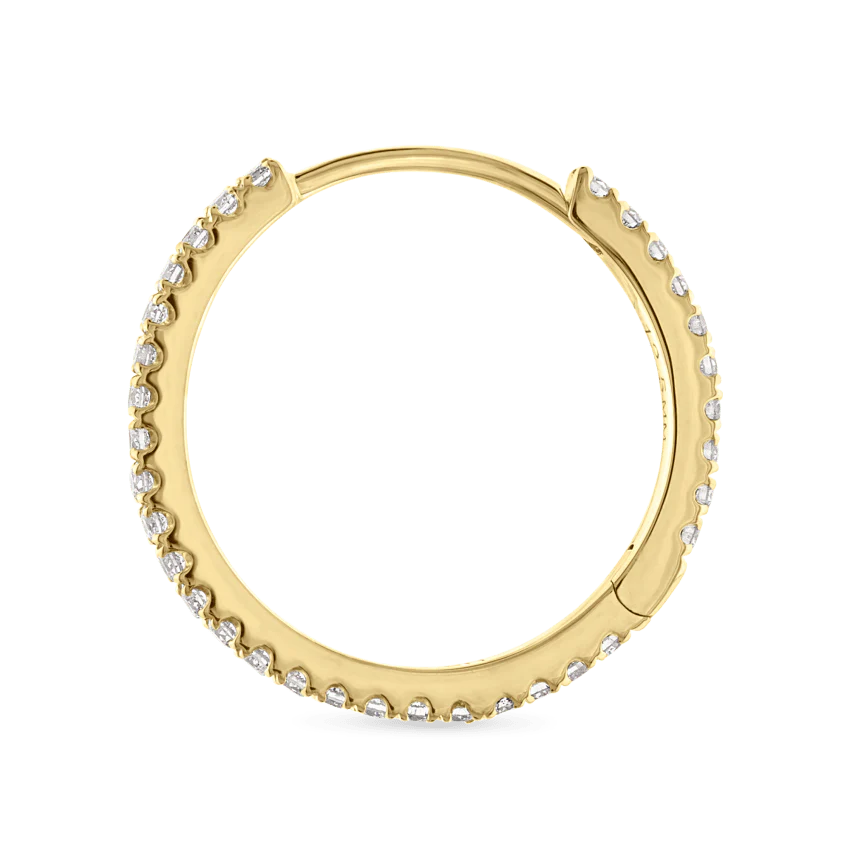 Diamond Eternity Hoop Earring - Image 92