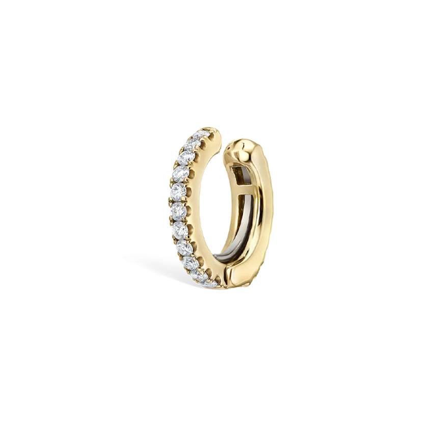 Diamond Eternity Tash Cuff Earring - Image 13