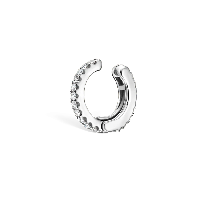 Diamond Eternity Tash Cuff Earring - Image 4