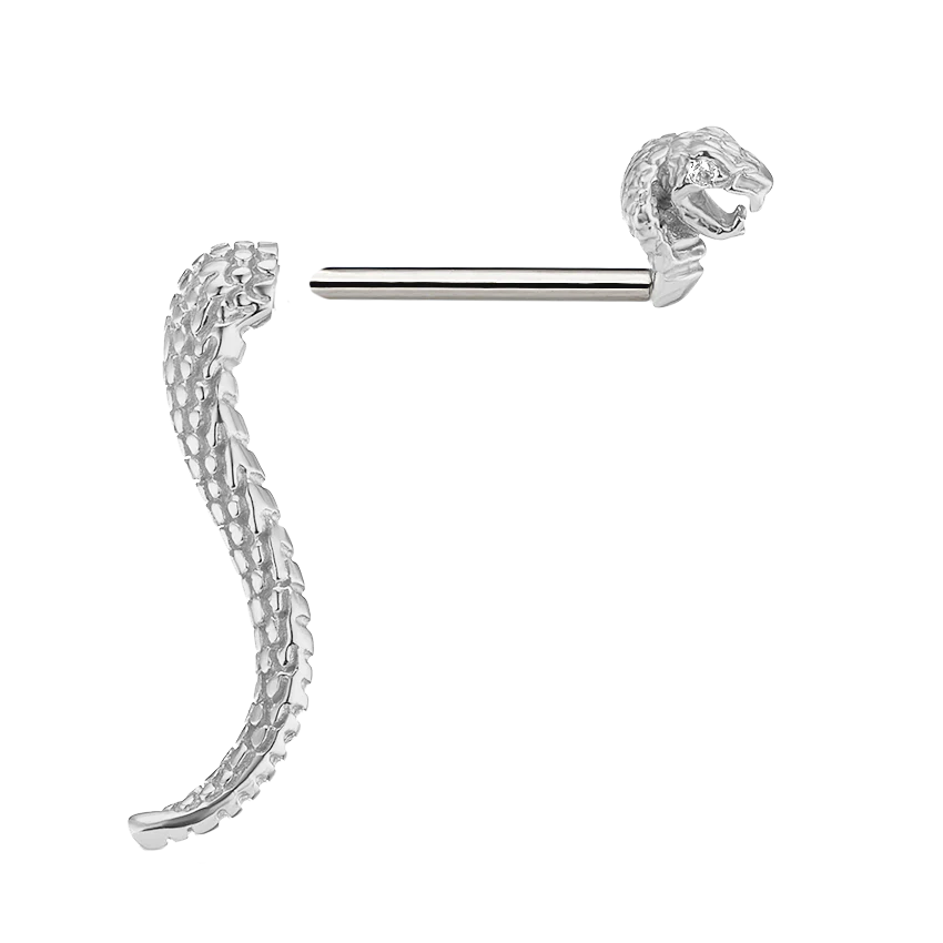 Diamond Eyes Diamond Hood Cobra Talon Traditional Earstud - Image 3