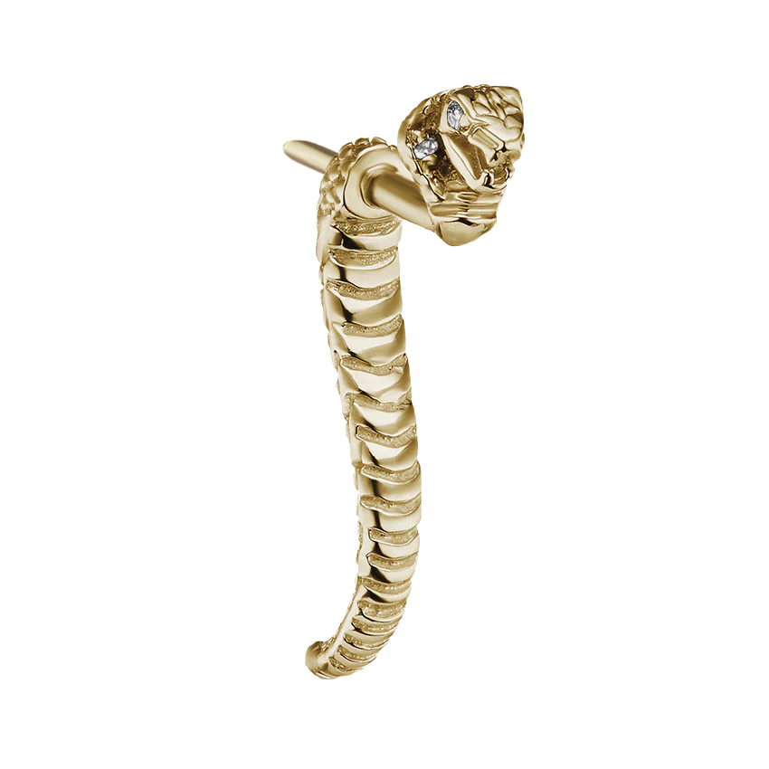 Diamond Eyes Diamond Hood Cobra Talon Traditional Earstud - Image 4