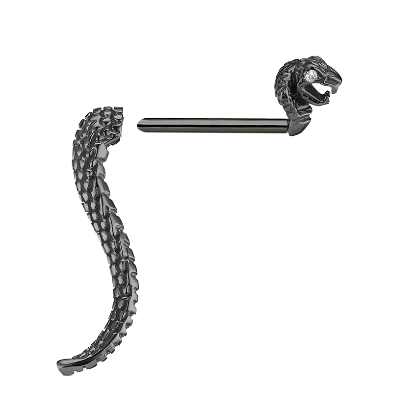 Diamond Eyes Diamond Hood Cobra Talon Traditional Earstud - Image 9