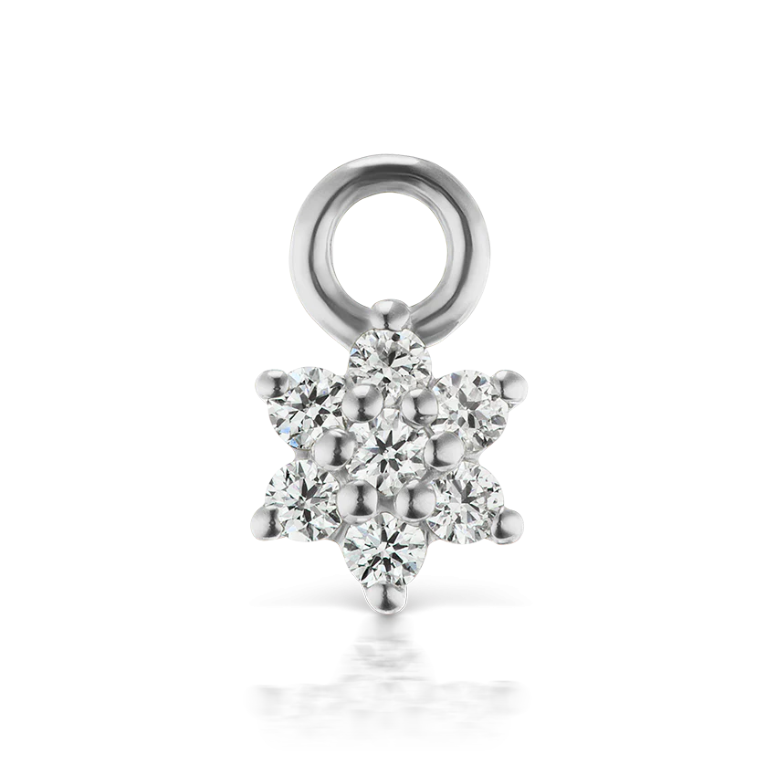 Diamond Flower Charm - Image 3