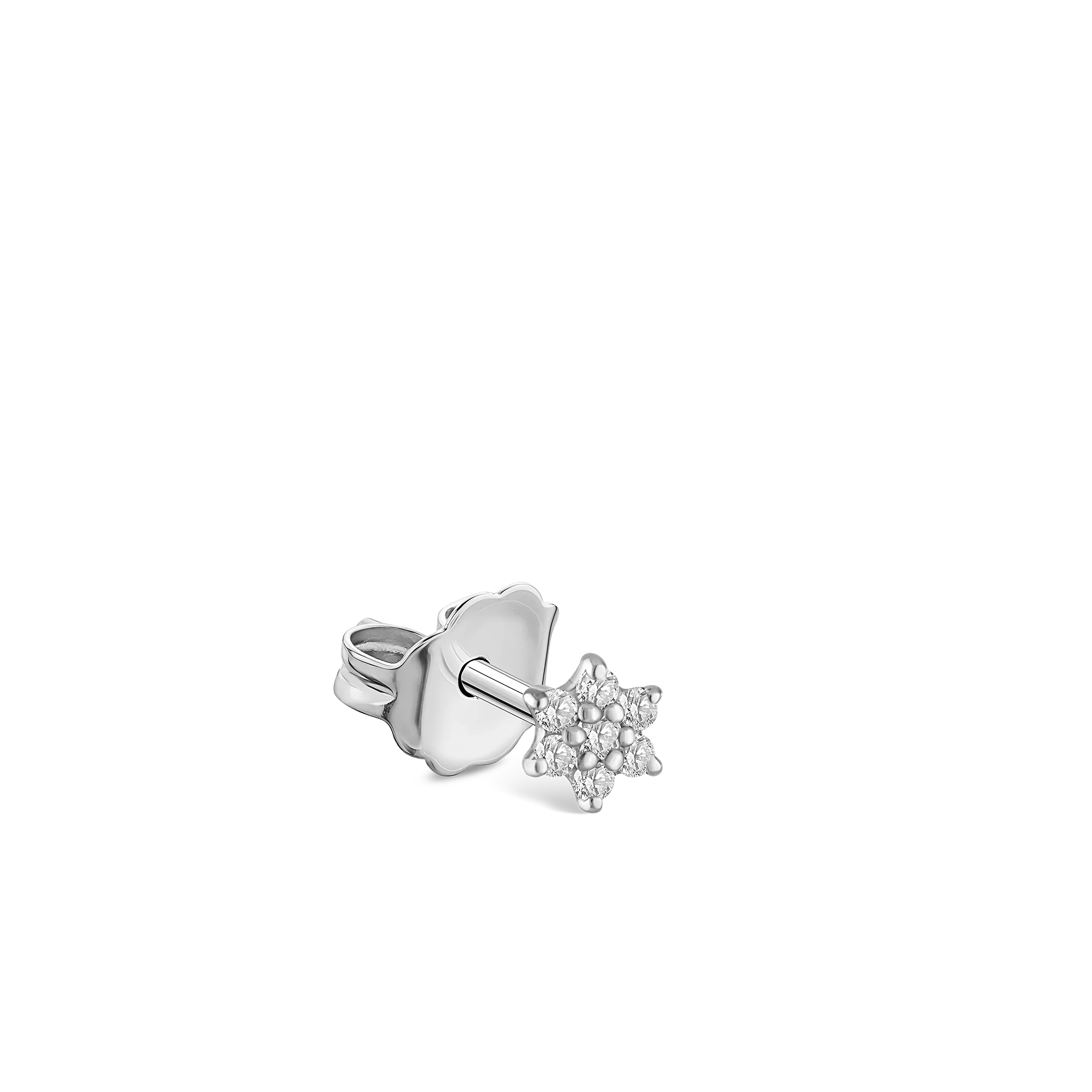 Diamond Flower Stud Earring - Image 39